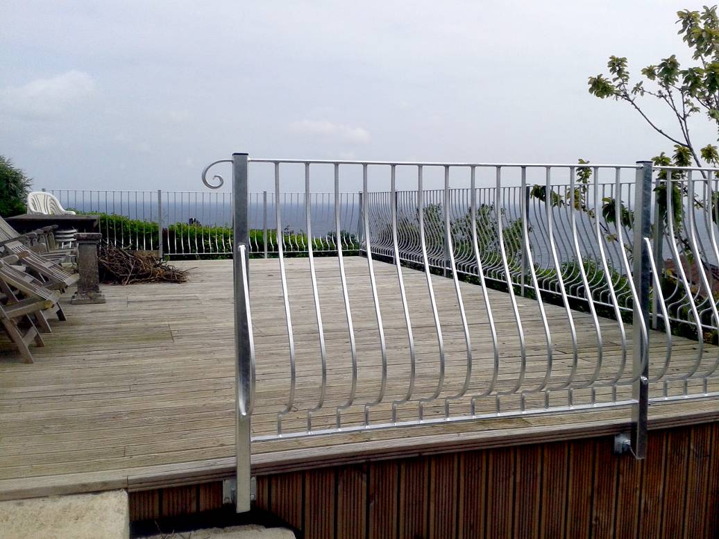 Steel balustrade, Steel, Holiday home