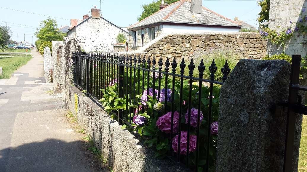Ornate railings Cornwall