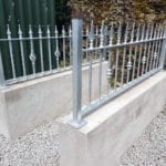 Ornamental metal railings