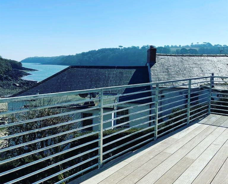 Safety Web Railing Safety & Decorative Railings - Jay's Gates